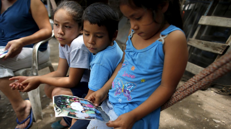 mexické deti na úteku