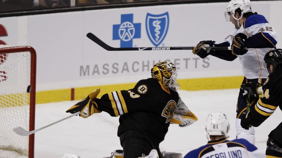 gól St.Luis Bostonu v poslednej sekunde