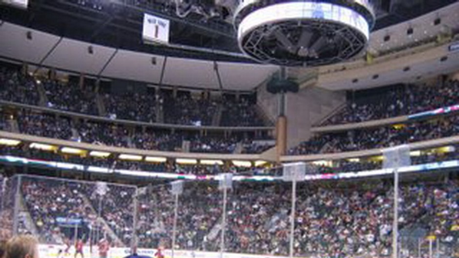 Hokejová aréna, diváci