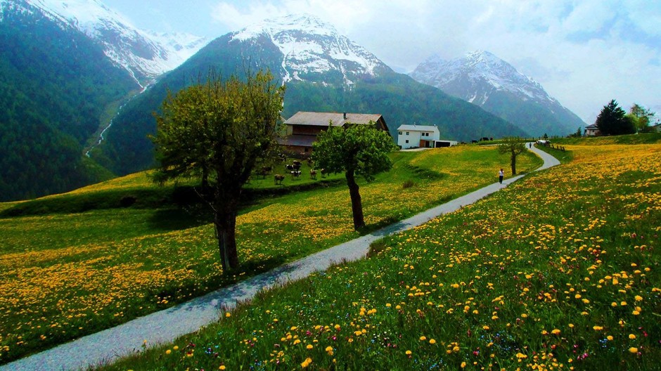 Dedina Guarda vo Švajčiarsku 