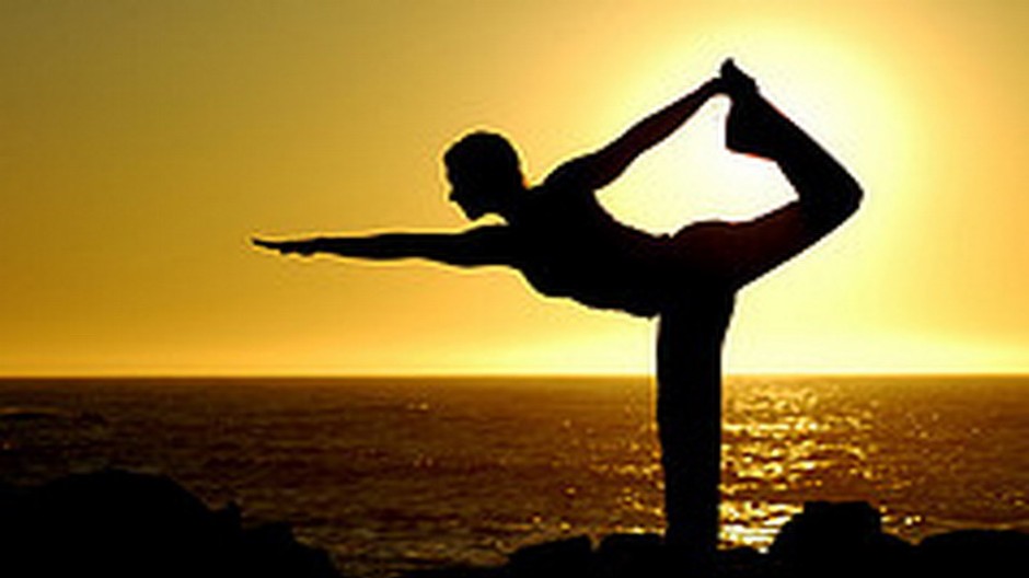 Joga pri východe Slnka