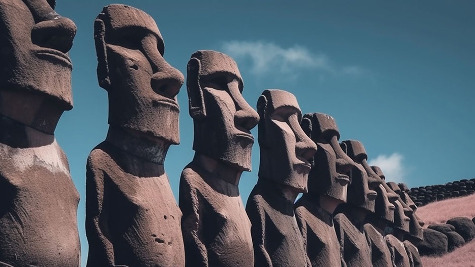 ancient-statue-symbolizes-spirituality-ruined-monument-generated-by-ai