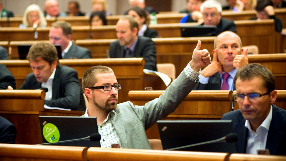 Martin Poliačik SaS poslanec národná rada parlament
