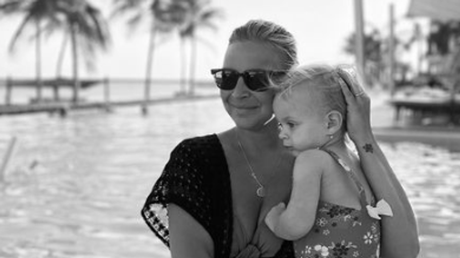 Markéta Konvičková s dcérkou Amálkou