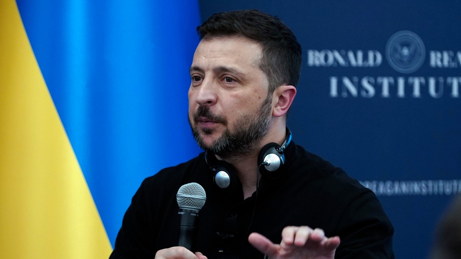 Na snímke ukrajinský prezident Volodymyr Zelenskyj