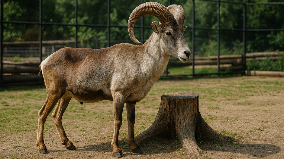 Klonovaná ovca argali vystavená v zoologickej záhrade v USA