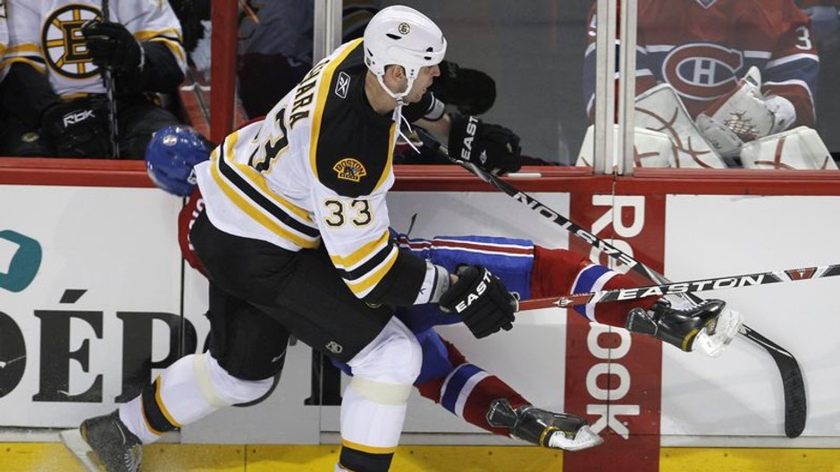 Chára vs Pacioretty