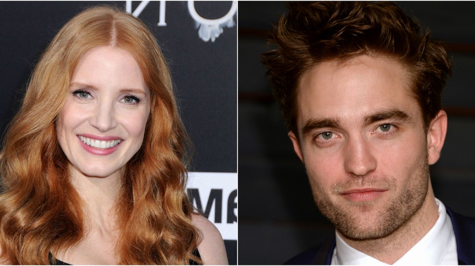 Chastain a Pattinson