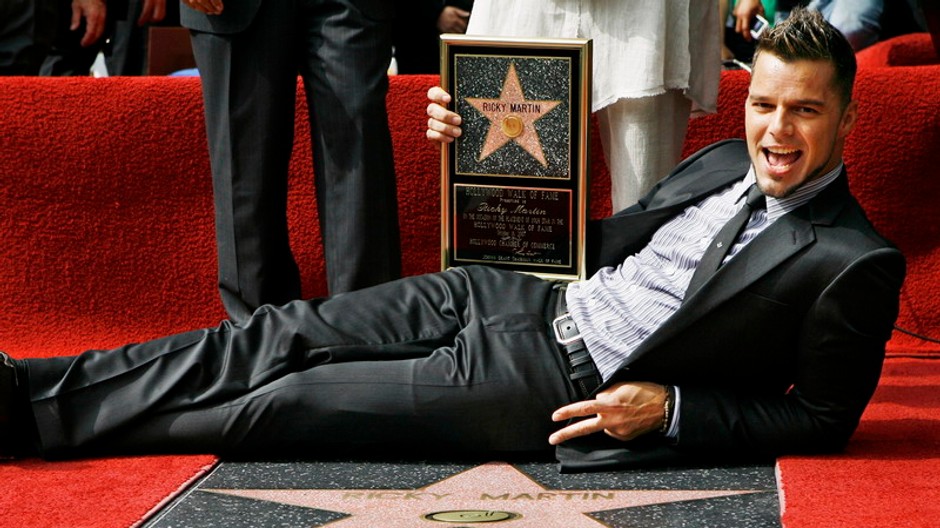 ricky martin chodnik slavy