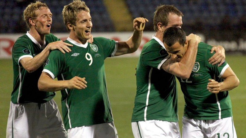 Írsko radosť futbalisti
