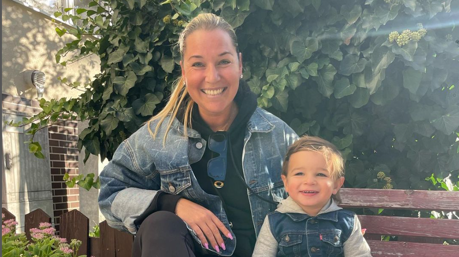 Dominika CIbulkova s Jakubkom