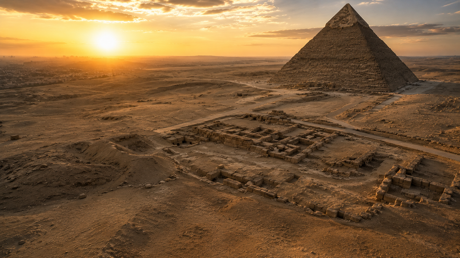 Archeológovia používajú georadar pri Veľkej pyramíde v Gíze, kde objavili neznámu podzemnú štruktúru.