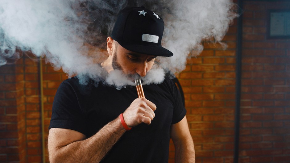 man-vaping-electronic-cigarette
