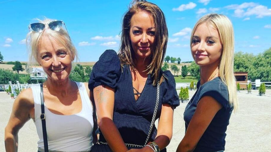 Zilkova s dcerami Agatou a Kordulou