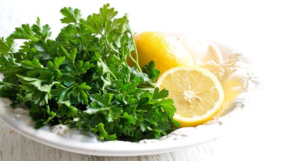 petržlen a citrón
