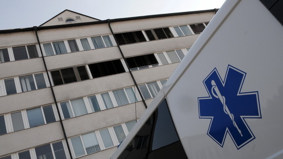 nemocnica, zaber na logo