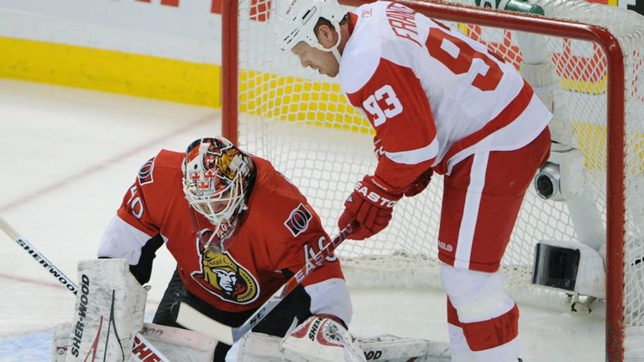 Franzen v zápase proti Ottawe