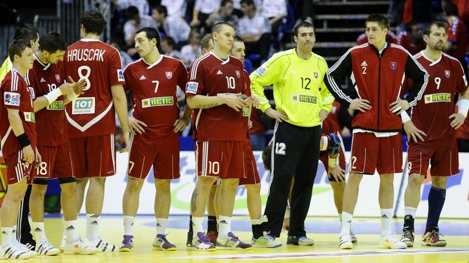 Hádzanári Slovenska smutní