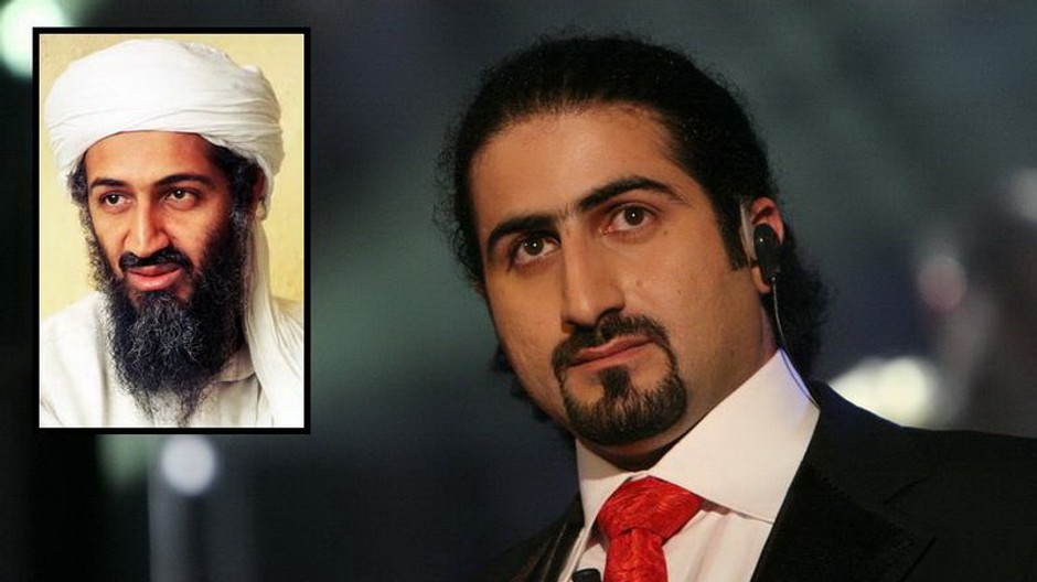 Úsama bin Ládin a jeho syn Omar, koláž