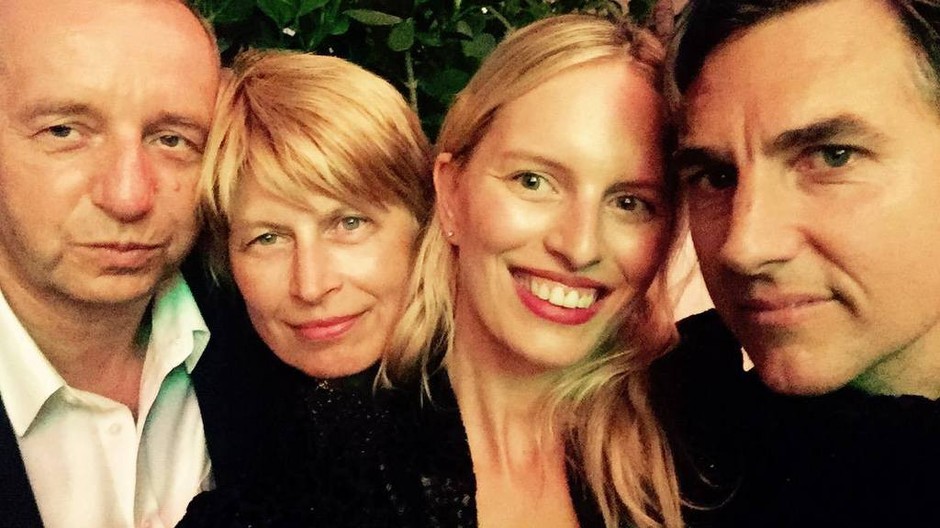 karolína kurková s rodinou