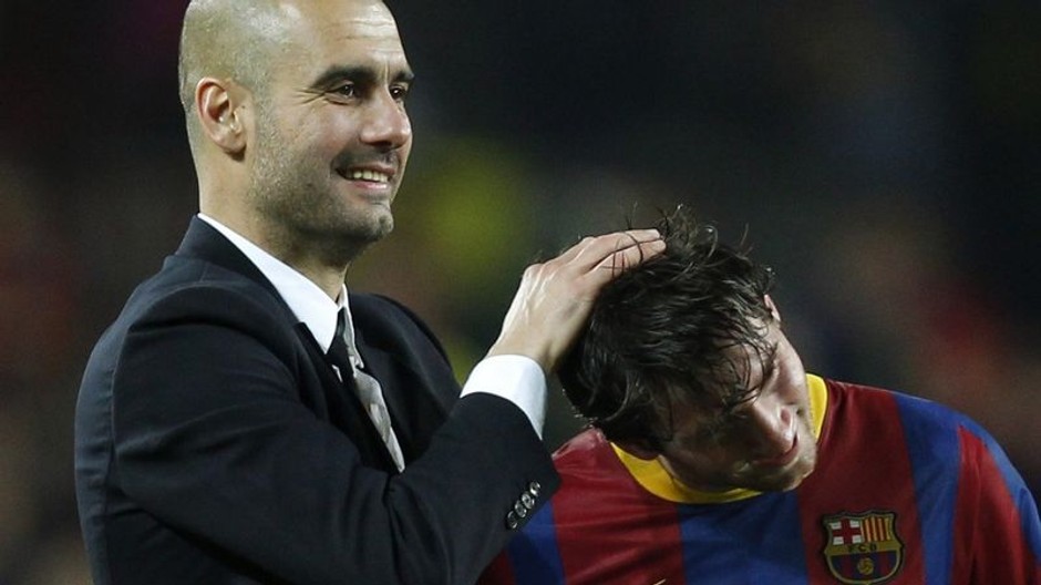 Guardiola a Messi