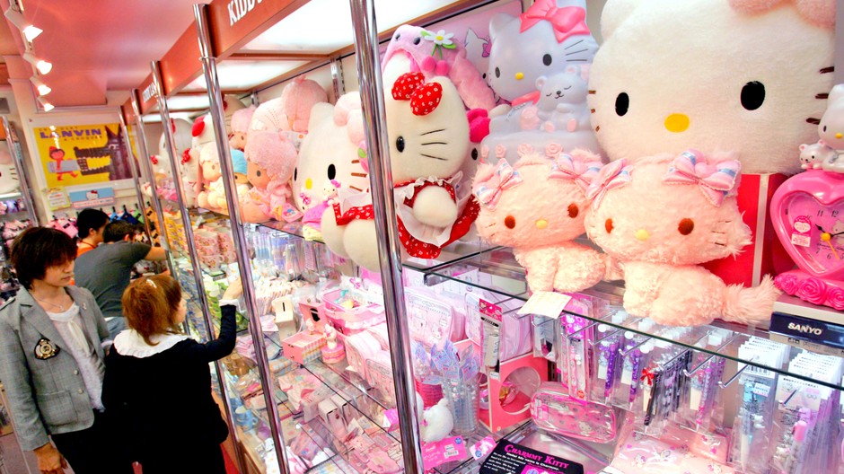 Hello Kitty v obchode