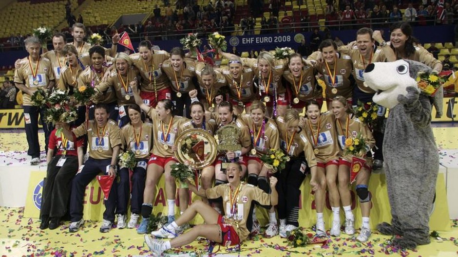 nórske majsterky Európy v hádzanej