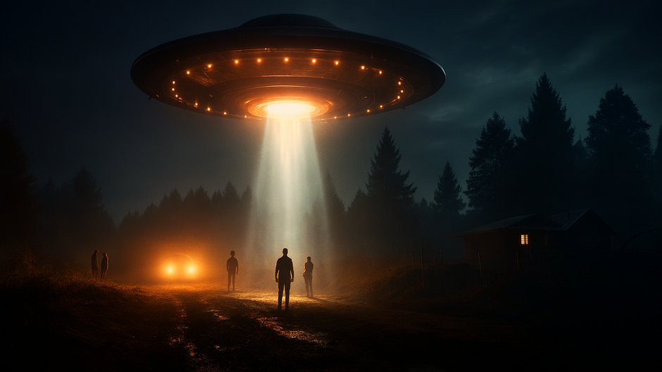 vesmírna loď mimozemšťanov