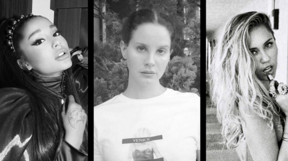 Ariana Grande, Lana del Rey a Miley Cyrus