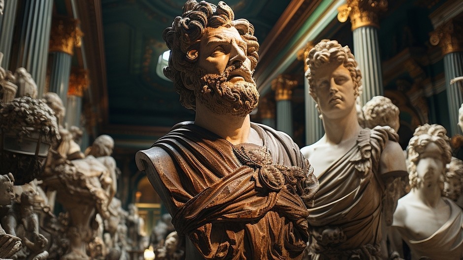 greek-busts-inside-temple 