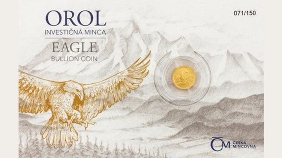 orol minca Česká mincovna PR správa