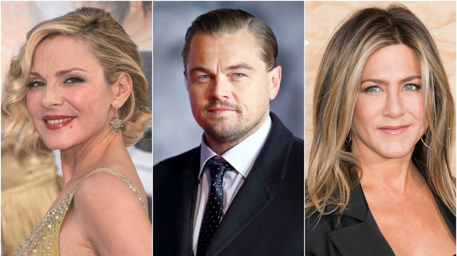 Cattrall, Dicaprio, Aniston titulka