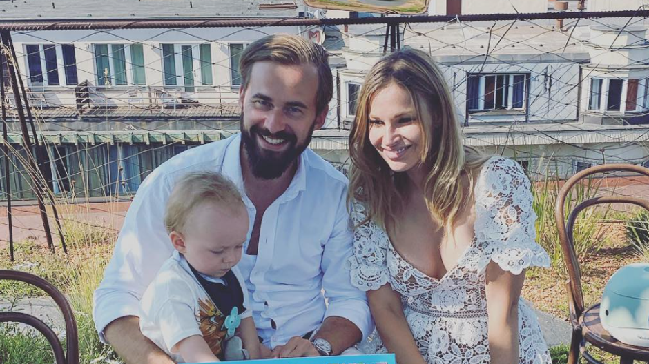 JAna Svoboda s rodinou