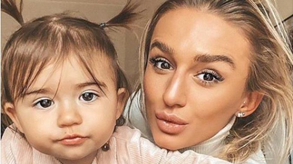 Tatiana Žideková s dcérkou