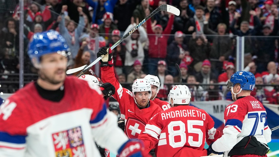 Zápas Česko - Švajčiarsko