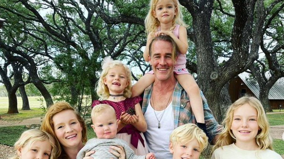 James Van Der Beek s rodinu