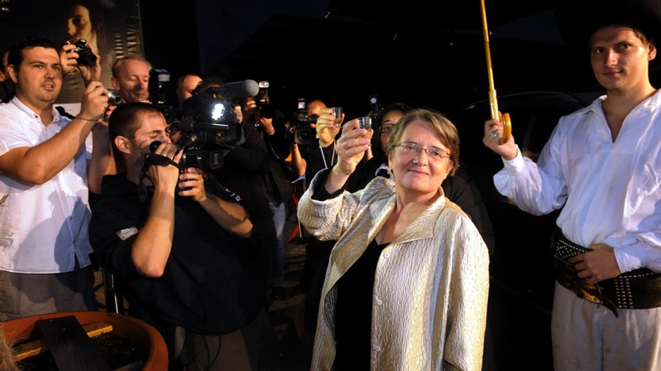 Agnieszka Holland, režisérka, Jánošík, premiéra
