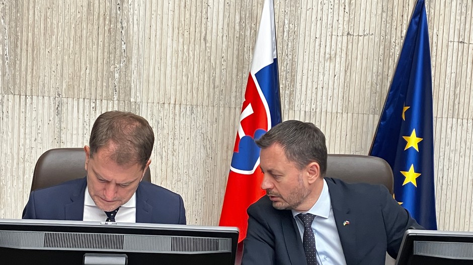 Igor Matovič a Eduard Heger (OĽaNO)/Noviny PLUS