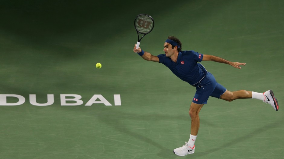 Roger Federer, Dubaj, 100.titul