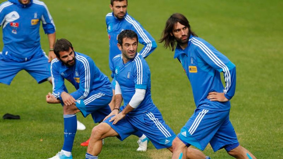 tréning Grécka na ME