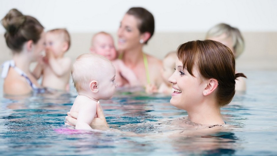 plávanie s bábätkami