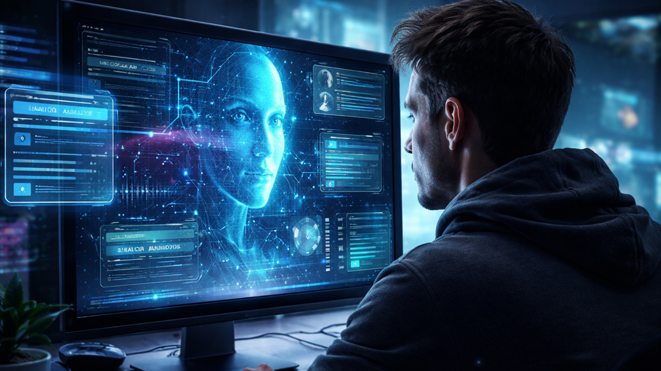 Umelá inteligencia analyzuje správanie používateľa na obrazovke počítača