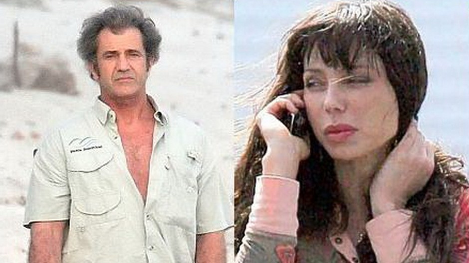 Mel Gibson a neznáma Oksana