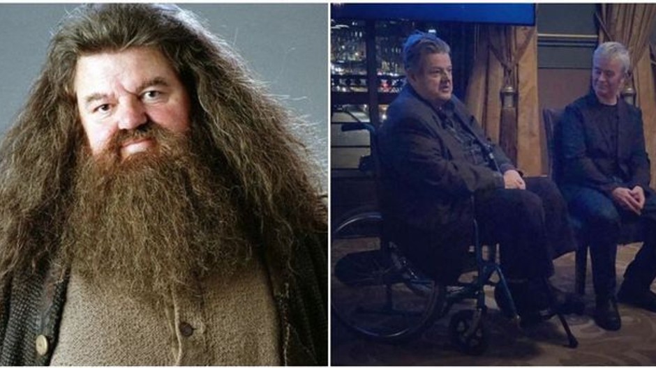 Robbie Coltrane na vozíku