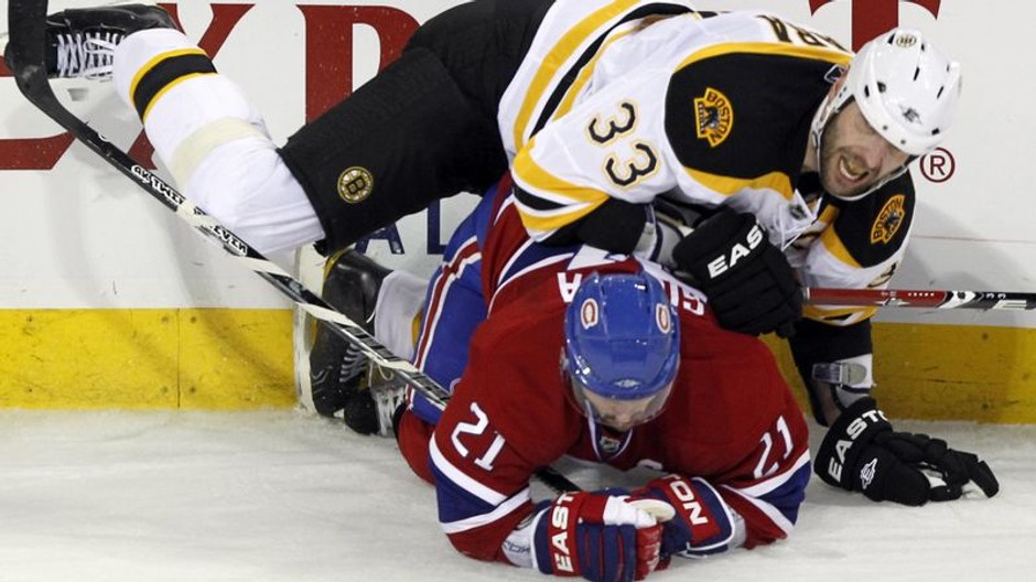 Play-off, Chára v zápase proti Montrealu