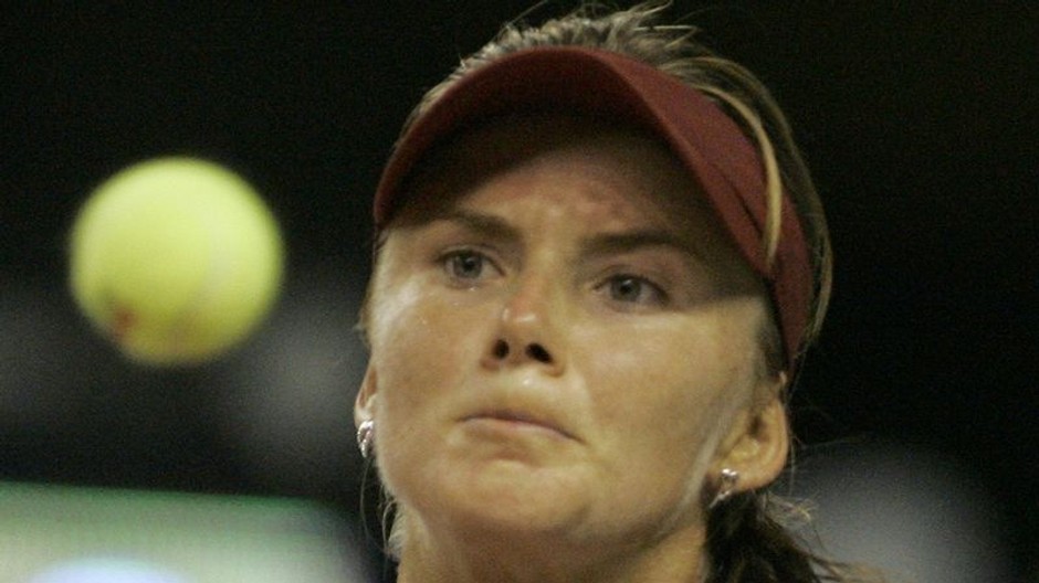 Hantuchová s loptičkou