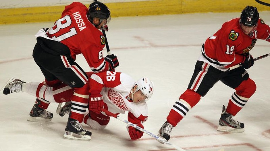 Hossa vs Detroit