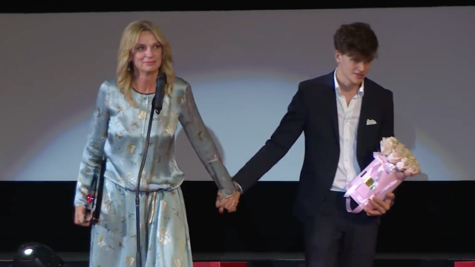 Chýlková so synom Jáchymom