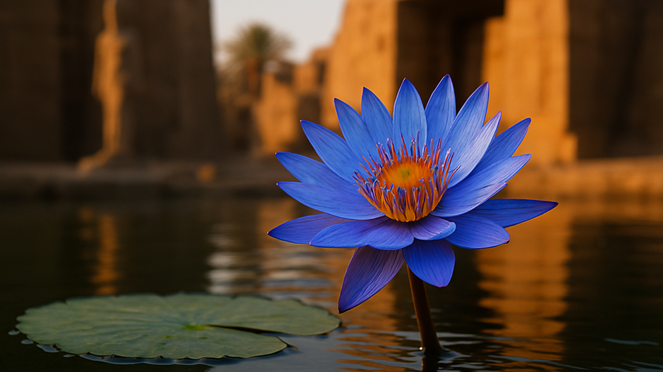 blue-lotos-in-ancient-egypt