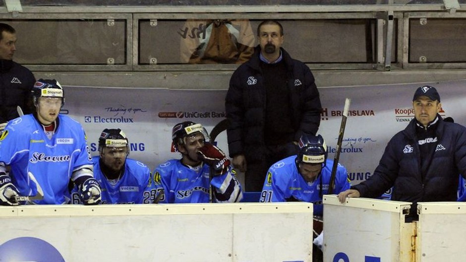 Striedačka Slovana po skončení  siedmeho zápasuTAS